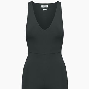 Aritzia Babaton v-neck romper - small
